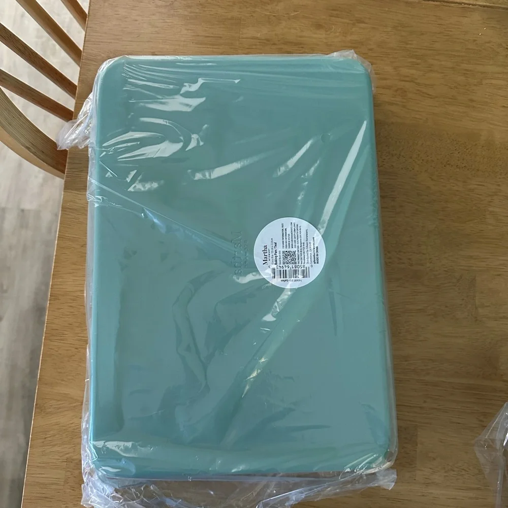 Martha Stewart Teal Nonstick Baking Pan